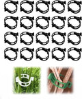 Secured Plastic Plant Clip, Plant Clips for Climbing Plants Clear for Tomato Grape, Plant Fixing Clips,Garden Clips for Climbing Plants,Grape and Vine Vegetables (200, Black)