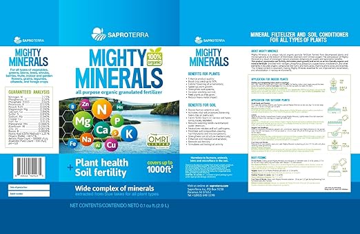 Mighty Minerals 5-lb 1000-sq ft 2.73-Organic Natural Lawn Starter Fertilizer