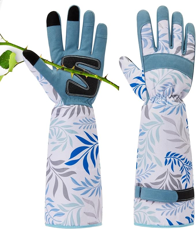 Gardening Gloves for Women Thicken Thorn Proof Women garden gloves, Long Forearm Protection for Yard and Outdoor Work
