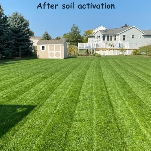 Viresta Soil Revitalizer - Viresta S-Oil Activator for Plants, Lawn & Garden Soil Conditioner - Plant Food Enhancer, Concentrated Humic Acid Formula - Promotes Root Growth & Nutrient Uptake (1Pcs)