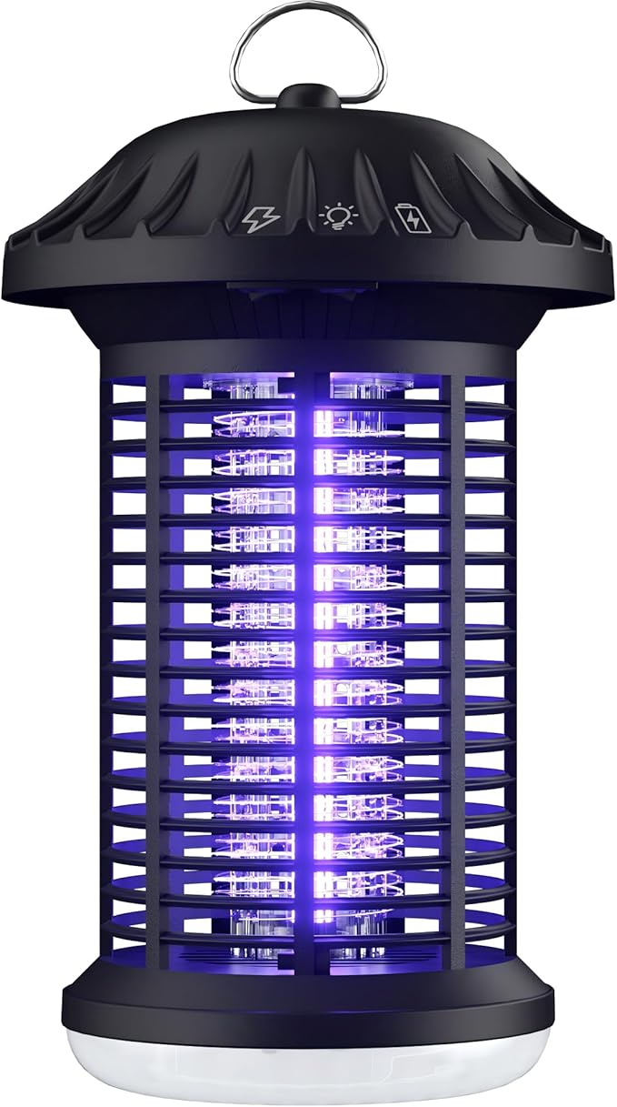 Zapper for Outdoor & Indoor, Safe for Kids & Pets, Covers 1500 Sq Ft, Family-Safe, Hanging Ring, Easy to Clean