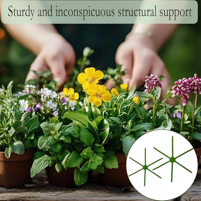 2 Pcs Free-Form Bending Silicone Plant Stem Support, L Size Flexible Hook Monstera Stem Supports, Reusable Silicone Plant Climbing Stakes Indoor Outdoor