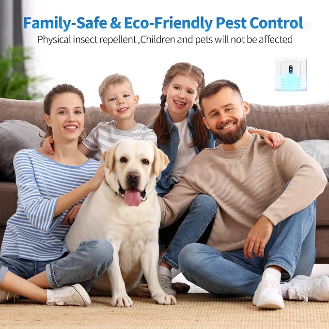 2026 Cvtayn Upgraded Ultrasonic Pest Repellent Indoor Insect Repeller,Pest Control,Repellent Roach,Mouse,Bugs,Mosquito,Mice,Spider, Ant,Rodent Repellent Ultrasonic Plugin,3 Mode Switching,10 Packs