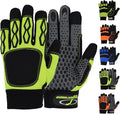 Men’s Heavy Duty Work Gloves Utility Mechanic Working Touchscreen Anti-Slip Palm & Knuckle Protection Safety Gloves