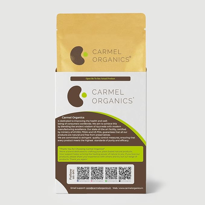 CARMEL ORGANICS Fenugreek |Methi Seeds (Powder, 8 Ounce or 0.5 Lbs)(Pack of 1) | USDA Certified Organic | Non-Gmo | No Added Preservatives | Indian Origin Fenugreek Seeds