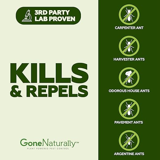 Ant Killer– Peppermint Oil Spray for Indoor & Outdoor Use– Natural Repellent & Killer for Home– Safe for Kids & Pets Pest Control Solution (16oz)