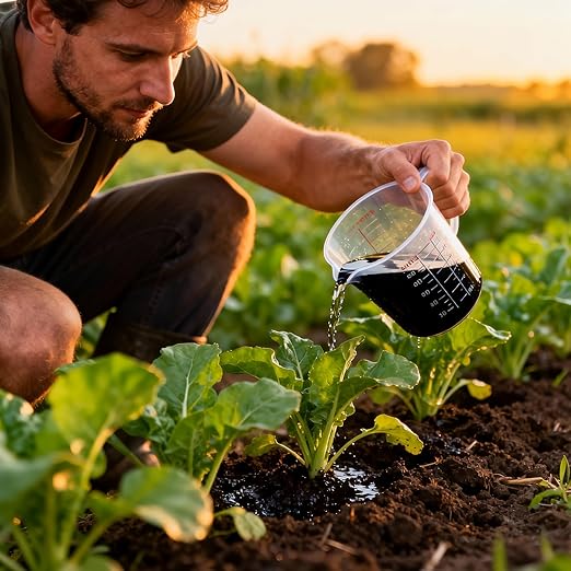 Soil Conditioner & Plant Booster Powder - Water Soluble Soil Amendment for Garden Beds, Potted Plants, Lawns to Improve Aeration, Enhance Fertilizer Uptake & Support Root Growth - 7 oz