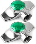 2 Pack Metal Spot Sprinkler, Lawn Sprinkler for Yard with Gentle Water Flow for Small Area-Coverage Up to 30FT, Watering Sprinkler Head for Hose