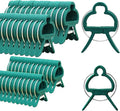 40Pcs Plant Clip Garden Clip Plant 2 Size Reusable Tomato Clip,Multi-Purpose Plant Rattan Clip Rose,Sturdy Cucumber Orchid Clip Plant Support Adjustable Clip Green (20 Large + 20 Small)