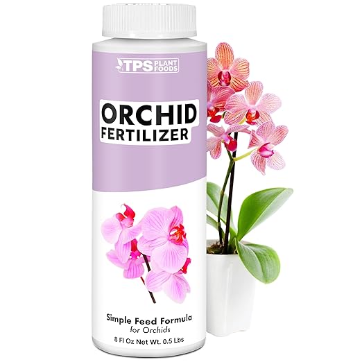 Orchid Fertilizer– Liquid Orchid Plant Food for All Varieties, Supports Healthy Growth & Blooms, 8 oz