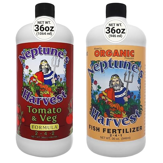 Neptune's Harvest Organic Plant Fertilizer | Liquid Fertilizer for Lawn, Garden & Houseplant | Rich in Essential Nutrients | Hydrolyzed Fish 2-4-1 (Quart) + Tomato & Veg Plant Food 2-4-2 (Quart)