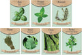 Italian Kitchen Herb Garden Seed Kit – 7 Classic Culinary Varieties for Authentic Cooking – Non-GMO & Heirloom Seeds – Includes Basil, Oregano, Parsley, Rosemary, Thyme, Sage & Garlic Chives