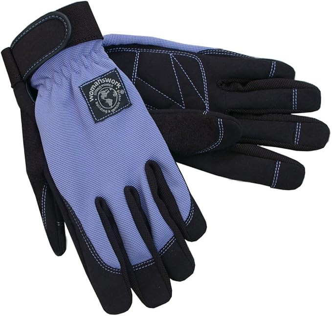 Womanswork Digger Gardening Gloves, Periwinkle, Small