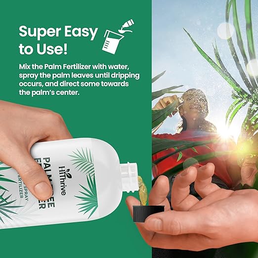 Palm Tree Fertilizer - 32oz Plant Food for Palm Tree. Rich in Micronutrients for Lush Growth, Easy to Use and Water Soluble for Stronger Roots, Healthy Trunks & Vibrant Leaves