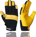 Leather Gardening Gloves Working for Women and Men Utility Dexterity Breathable Garden Work Safety Gloves