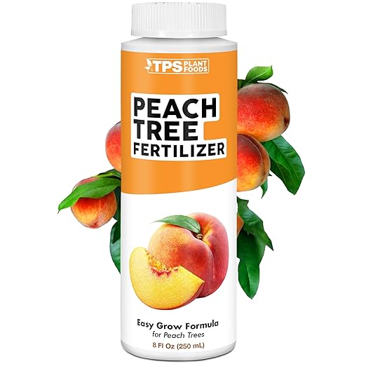 Peach Tree Fertilizer – Liquid Peach Tree Plant Food for Healthy Growth & Fruit Production, 8 oz