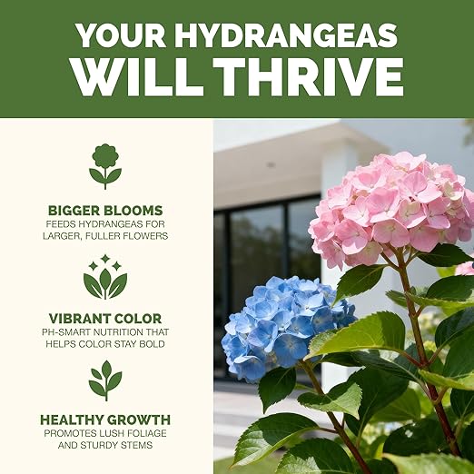 Hydrangea Fertilizer for Acid Loving Plants, Liquid Plant Food, 1 Gallon (128 oz)