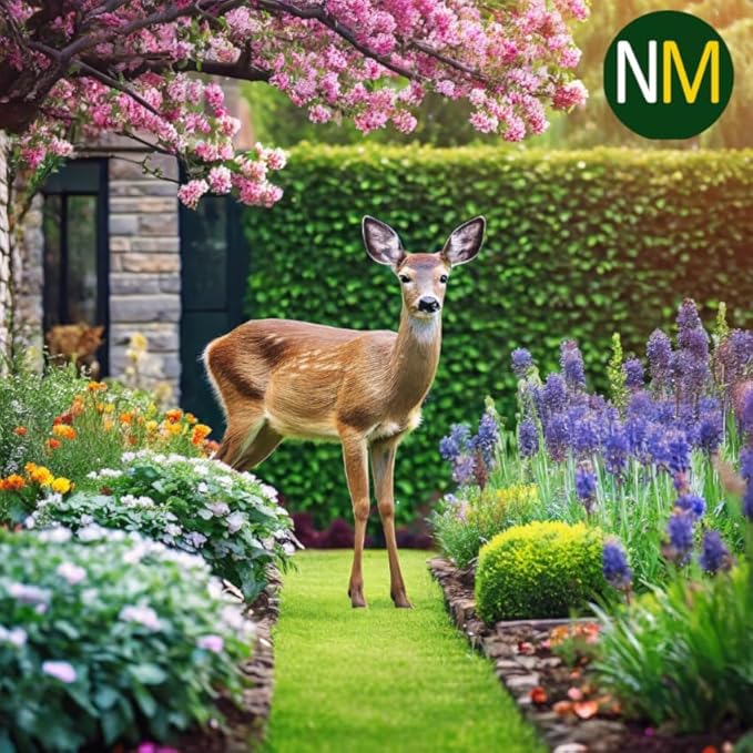 Nature's MACE Deer and Rabbit Granular Repellent, 75 lb, Repel Deer from Your Garden, Yard, Landscape, Flowers, Create a Deer Free Barrier, Deer Deterrent Granules, People and Pet Safe Granules