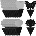 Landisun 48PCS Fruit Fly Traps Sticky Traps Fungus Gnat Traps Insect Bug Traps for Indoor Outdoor Kitchen Plants Whitefly Mosquitos Fungus Gnats Flying Insects JPM0160