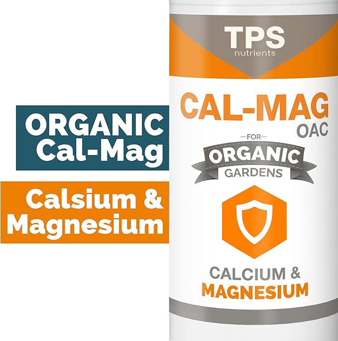 Organic Cal-Mag OAC Plant Nutrient and Supplement, Plus Iron and Micronutrients by TPS Nutrients, 1 Gallon (128 oz)