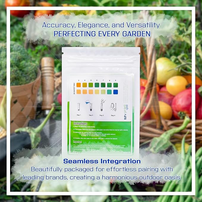 Coast of Maine AL3500 Acid-Loving Planting Soil 20 qt with My Garden Pool 7-in-1 Soil Test Strips, 20 ct. and Claw Gardening Gloves