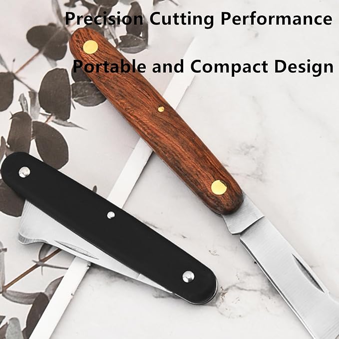 Grafting Gardening Knife for Pruning, Garden Knife Multi Cutting Tool for Budding Pruning, Grafting Cutting Budding Tool for Floral Fruit Tree