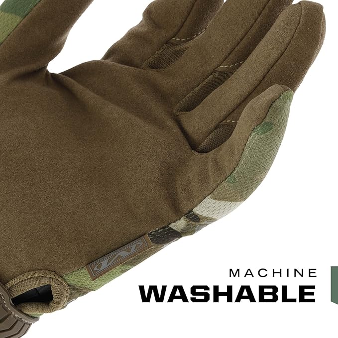 Mechanix Wear: The Original MultiCam Tactical Work Gloves with Secure Fit, Flexible Grip for Multi-purpose Use, Durable Touchscreen Safety Gloves for Men (Small, MultiCam)