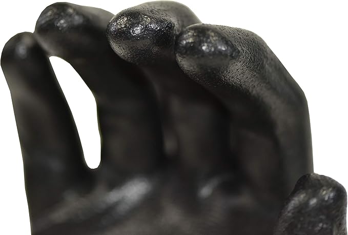 G & F Products - 6 PAIRS Men's Working Gloves with Micro Foam Coating - Garden Gloves Texture Grip Work Glove For general purpose, construction, yard work, Medium, Black, Model Number: 1519M-6 Black