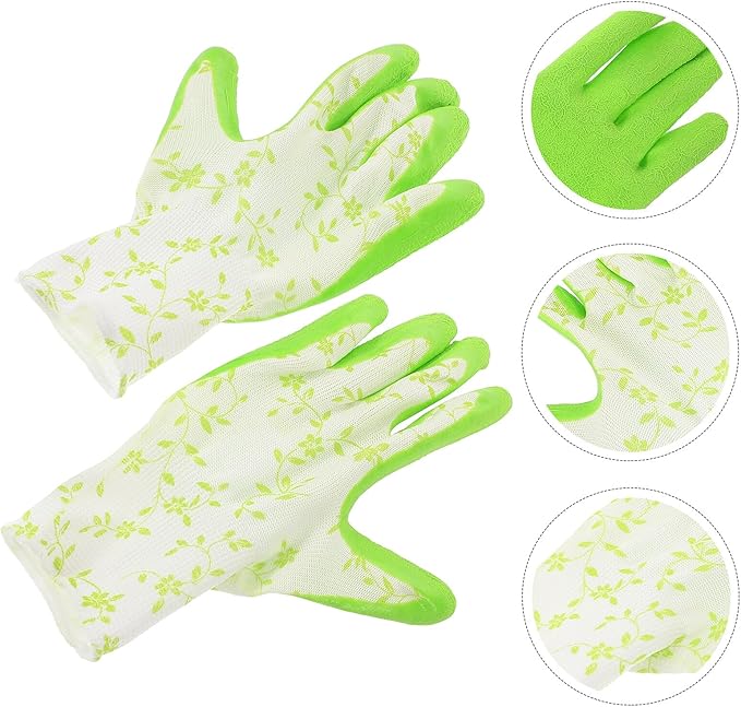TIDTALEO Thorn Proof Gardening Gloves for Women and Men, Wear Resistant Outdoor Yard Gloves with Waterproof, Anti-slip, Puncture-resistant Thickened Fabric for Garden and Landscaping Tasks