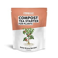 TPS NUTRIENTS Compost Tea Starter, Includes Easy and Fast Acting Brew Recipe, Organic Dry Granular Nutrients Plus Probiotics for Plants and Gardens (6 Ounces)