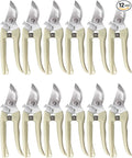 Pruning Shears for Gardening, 12 Pcs Garden Shears, Flower Scissors Clippers Hand Tools for Plant,Cutting Flowers, Bonsai and Fruits