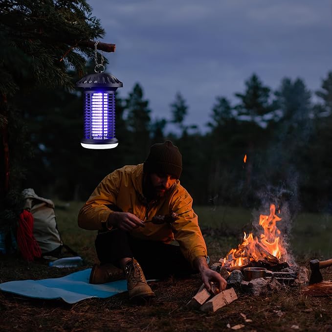 Zapper for Outdoor & Indoor, Safe for Kids & Pets, Covers 1500 Sq Ft, Family-Safe, Hanging Ring, Easy to Clean