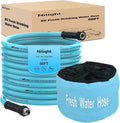 Nilight RV Water Hose 50FT Garden Drinking Hoses with Storage Bag Leakproof Anti-Kink 5/8" Inner Diameter Flexible Lightweight Freshwater Hose for RVs Campers Travel Trailer Boat Car Wash Accessories