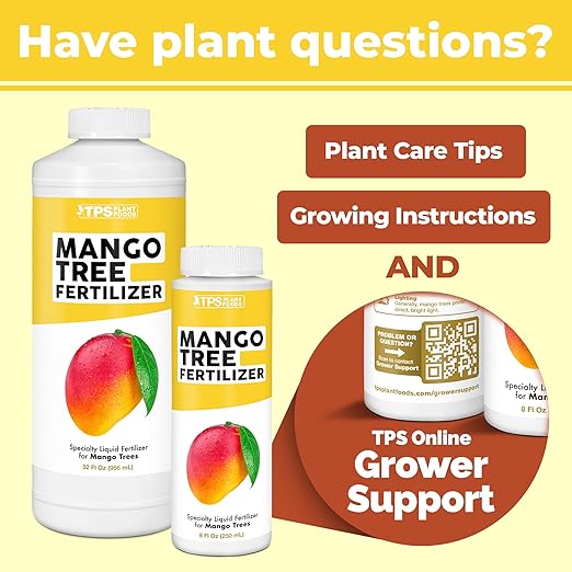 Mango Tree Fertilizer for All Mangoes and Anacardiaceae Trees, Liquid Plant Food, 32 oz (1 Quart)