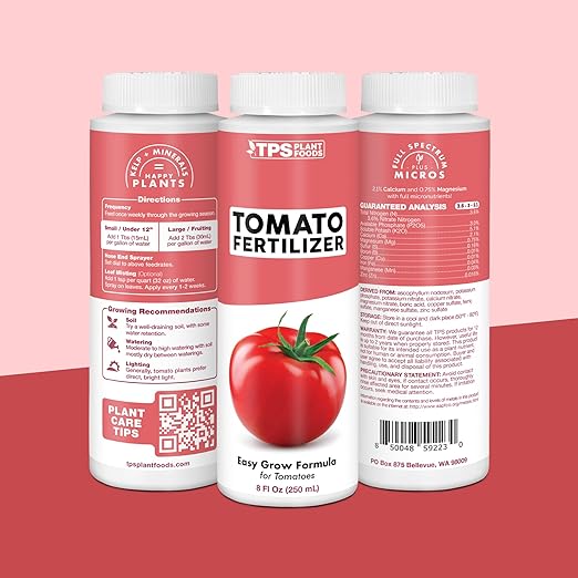Tomato Fertilizer – Liquid Plant Food for Bigger Harvests, Stronger Plants & Healthy Growth, 8 oz