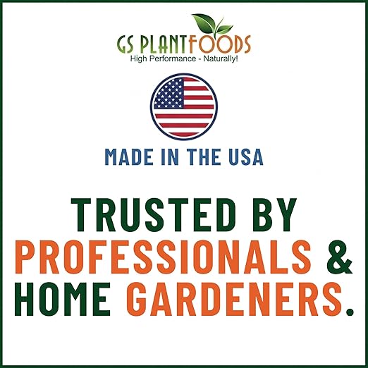 Organic Kelp Fertilizer by GS Plant Foods - Omri Certified (1 Quart) - Kelp Fertilizer for Gardens, Lawns & Soil