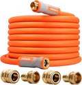YAMATIC Garden Hose 5/8 in x 40 ft, Ergonomic Swivel Fittings, Burst 600 PSI, Heavy Duty, Flexible and Lightweight Water Hose with 2 Set Quick Connect