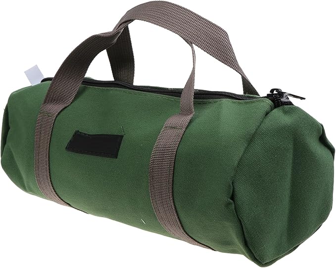 Wide Mouth Tool Bag Heavy Duty Capacity Handbag Portable Multi-function Tool Bag For Storage Wrench Screwdrivers Tool Storage Garden Tool Storage Organizer Hardware Accessories Storage