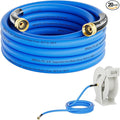 SPECILITE Female to Female Hot/Cold Garden Water Hose 20 ft x 3/4 Inch for Hose Reel, -50℉To 190℉, Heavy Duty, Flexible, Burst 605 Psi, Rubber Extension Pipe with 3/4" Brass Fittings