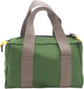 BLIRITEL 16 Inch Wide Mouth Tool Bag, Heavy Duty Canvas Tool Storage Bag, Large Capacity Handbag, Multi-function Tool Organizer Tote Bag for Storage Wrenches Pliers (Green, 16 Inch)