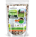 TurboGreen: Premium Lawn Fertilizer with Iron - Advanced Nitrogen & Iron-Rich Formula for Lush Growth | Eco-Friendly Grass Fertilizer for Spring & All Seasons | Slow-Release (3 QUARTS)