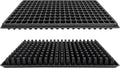 Gardzen 10 Pack 200 Cell Seed Starter Trays, 1.5" Deep Plug Tray for Seedlings, Durable Seedling Trays with Drainage Holes, Fit Standard 1020 Drip Tray