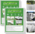 ZYNERY 2 Pack Plant Covers Freeze Protection, 1.2oz/yd² Frost Cloths for Outdoor Plants, Garden Cover Floating Row Covers, Plant Covers for Winter, Frost Blankets for Outdoor Plants - 10 x 33 Ft