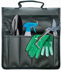 Garden Kneeler Tool Bag Canvas Garden Tote Storage Bag with Pockets Hanging Home Tools Organizer Garden Tool Bag Gardening Tool Kit Holder for Indoor and Outdoor Garden Lawn Yard (Tools Not Included)