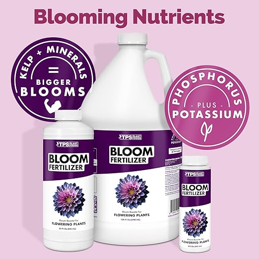 Bloom Booster Fertilizer – for All Flowering Plants, Supports Bigger, Longer-Lasting Blooms, 32oz
