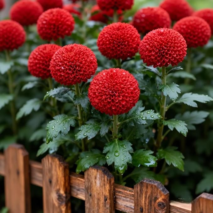 520 Pompon Chrysanthemum Flower Seeds for Planting, Mixed Ping Pong Mum Seeds, Non-GMO Heirloom Perennial Seeds for Cut Flowers and Garden Landscape