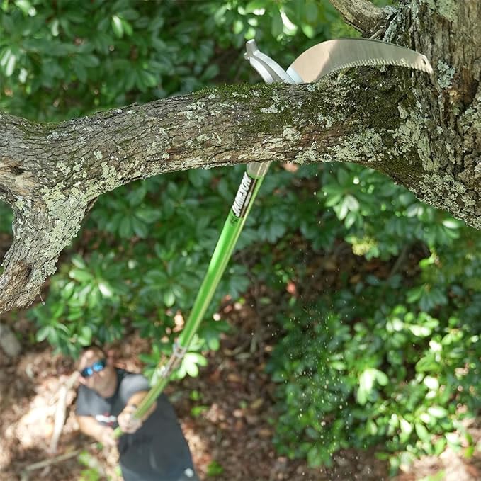 Jameson PS-3FPS1 Tri-Cut Pole Saw Head Kit, 13-Inch Barracuda Blade, Converts Extension Poles for Precise Tree Trimming and Pruning