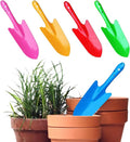 Garden Trowel for Digging and Planting, Mini Colorful Metal Hand Shovel, Small Trowel Set Garden Tools for Flower Soil Planting Digging Transplanting Ideal Gardening Gift for Kids