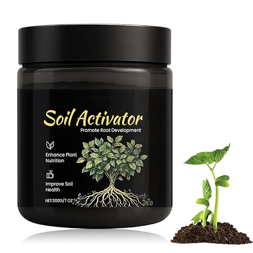 Soil Pro Activator for Plants, Organic Soil Pro Activators and Plant Fertilizers, Lawn & Garden Soil Conditioner, Promotes Root Growth & Nutrient Uptake (1Pcs)
