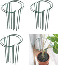 12 Pack 24 Inch High Plant Stake,Garden Plant Support,Half-Round Peony Cage Plant Ring Hoop
